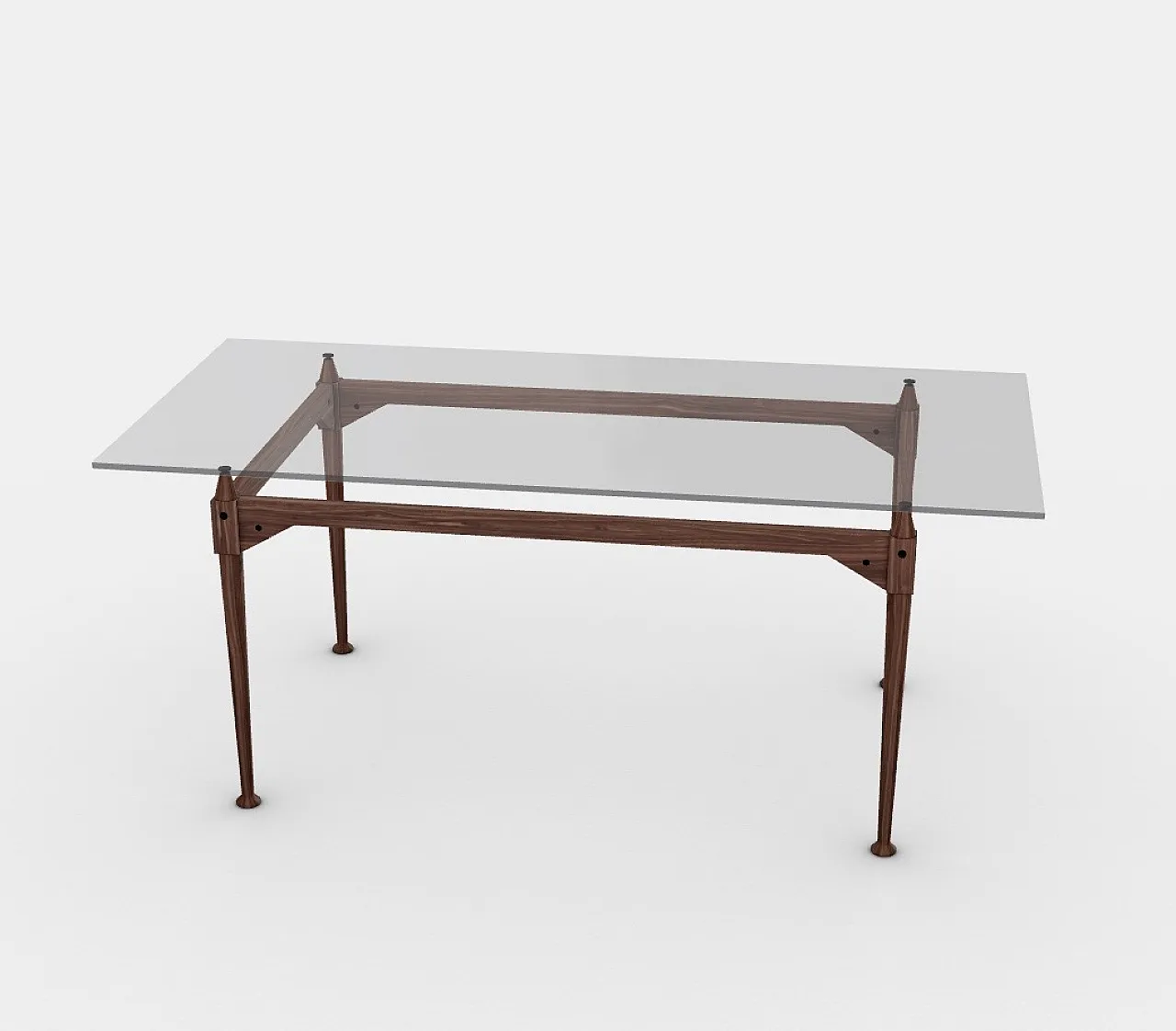 Cassina designer table and 4 chairs, 2000s 4