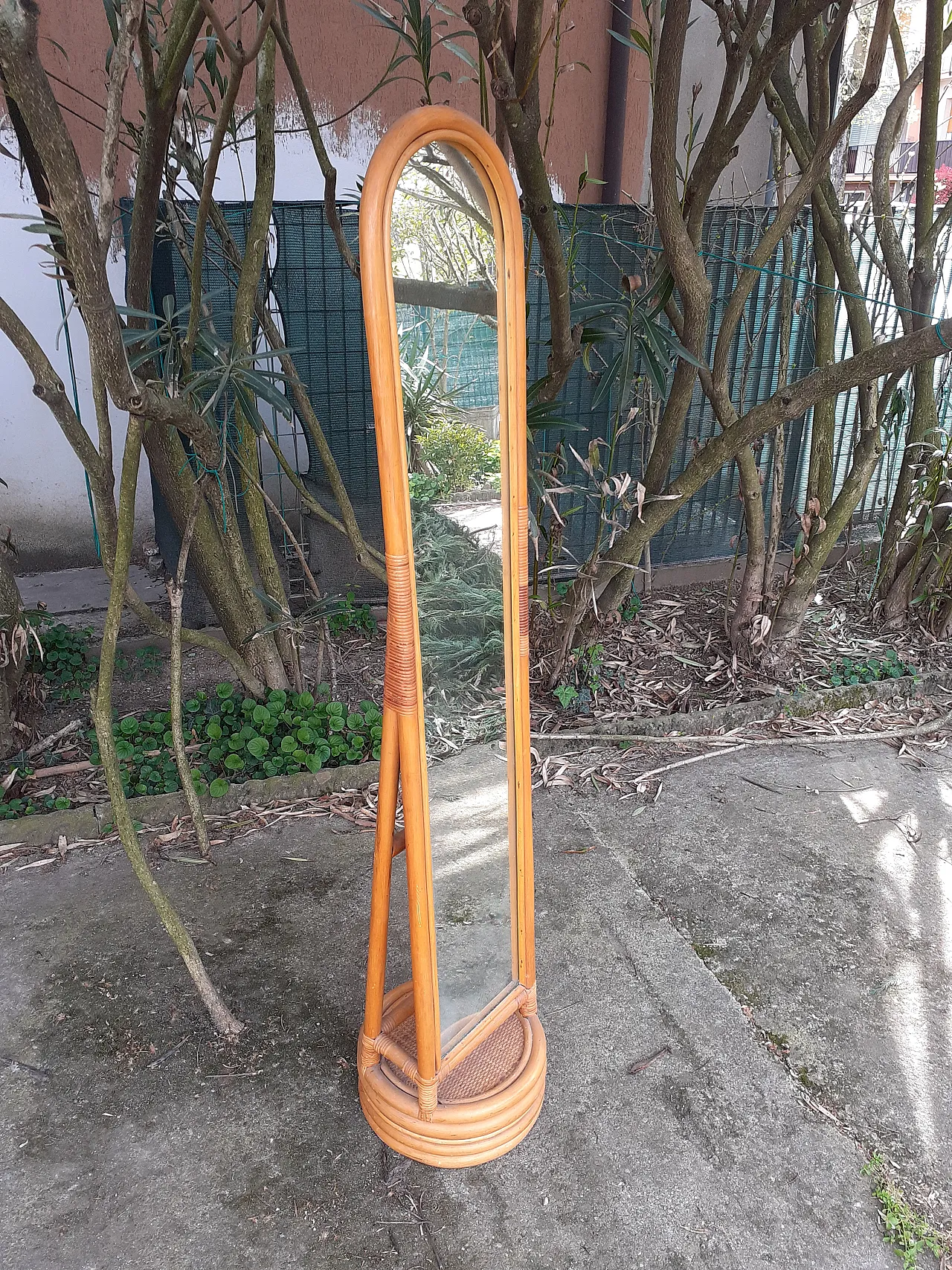 Specchio bambù, anni '70 1