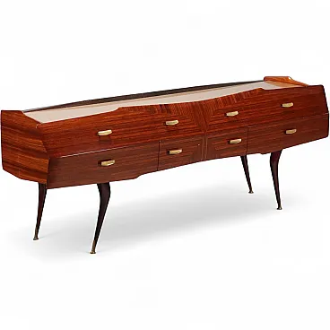 Chest of drawers in wood, 1960s