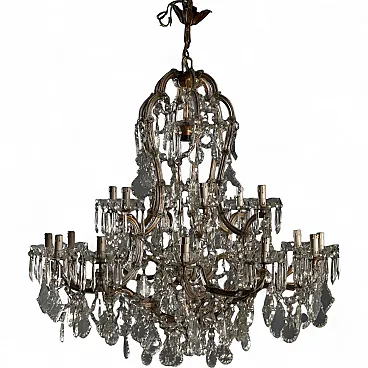 Maria Teresa chandelier with eighteen lights, 19th century