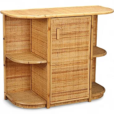 Entrance furniture in bamboo, 20th century