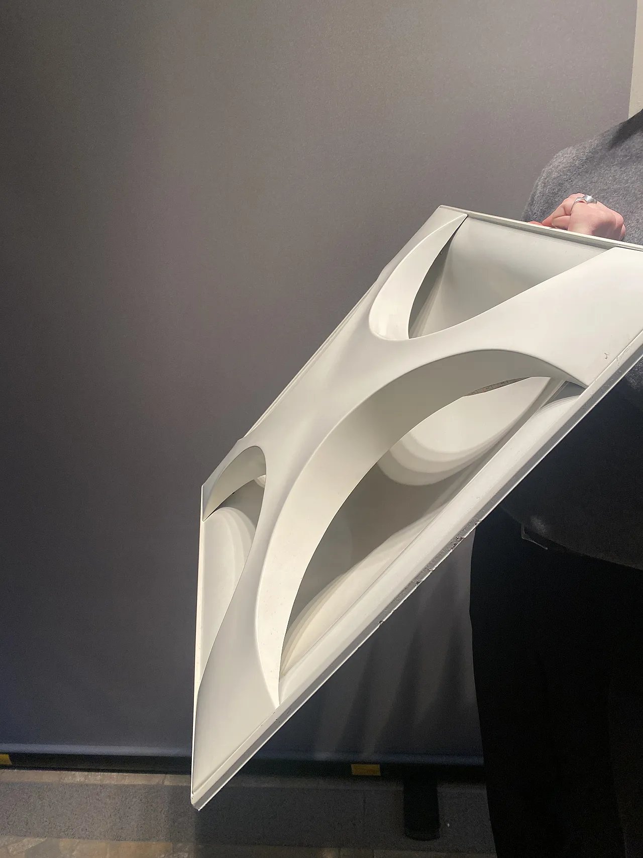 Series of recessed wall lights, 1970s 3