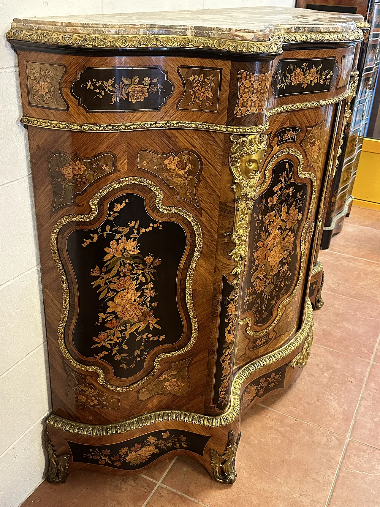 Napoleon III moved servant with gilded bronzes, Paris, mid-19th century 6