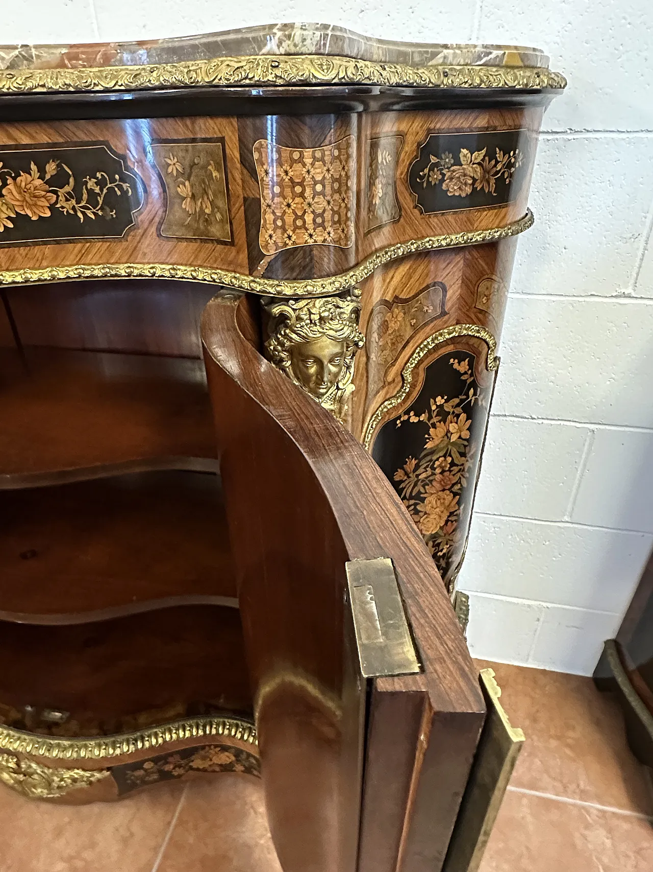 Napoleon III moved servant with gilded bronzes, Paris, mid-19th century 8