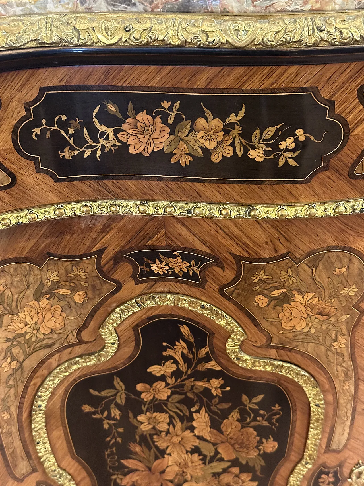 Napoleon III moved servant with gilded bronzes, Paris, mid-19th century 13