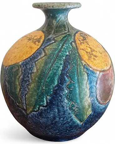 Vintage ITALICA ARS vase - Proof of a unique piece signed Farin - 1960s