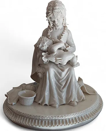 Capodimonte porcelain sculpture signed by G. Valletta, 20th century