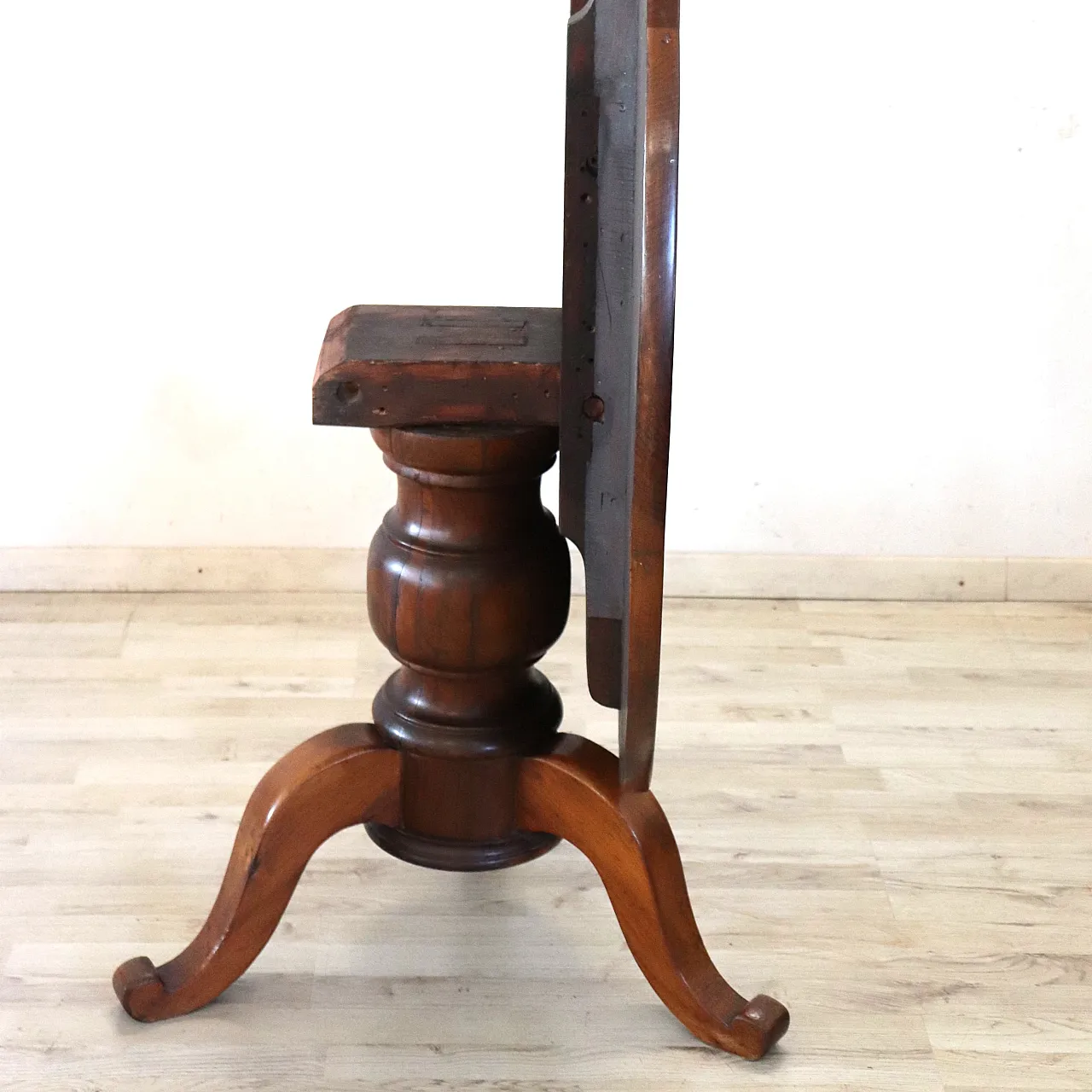 Antico tavolo rotondo a vela, metà '800 9