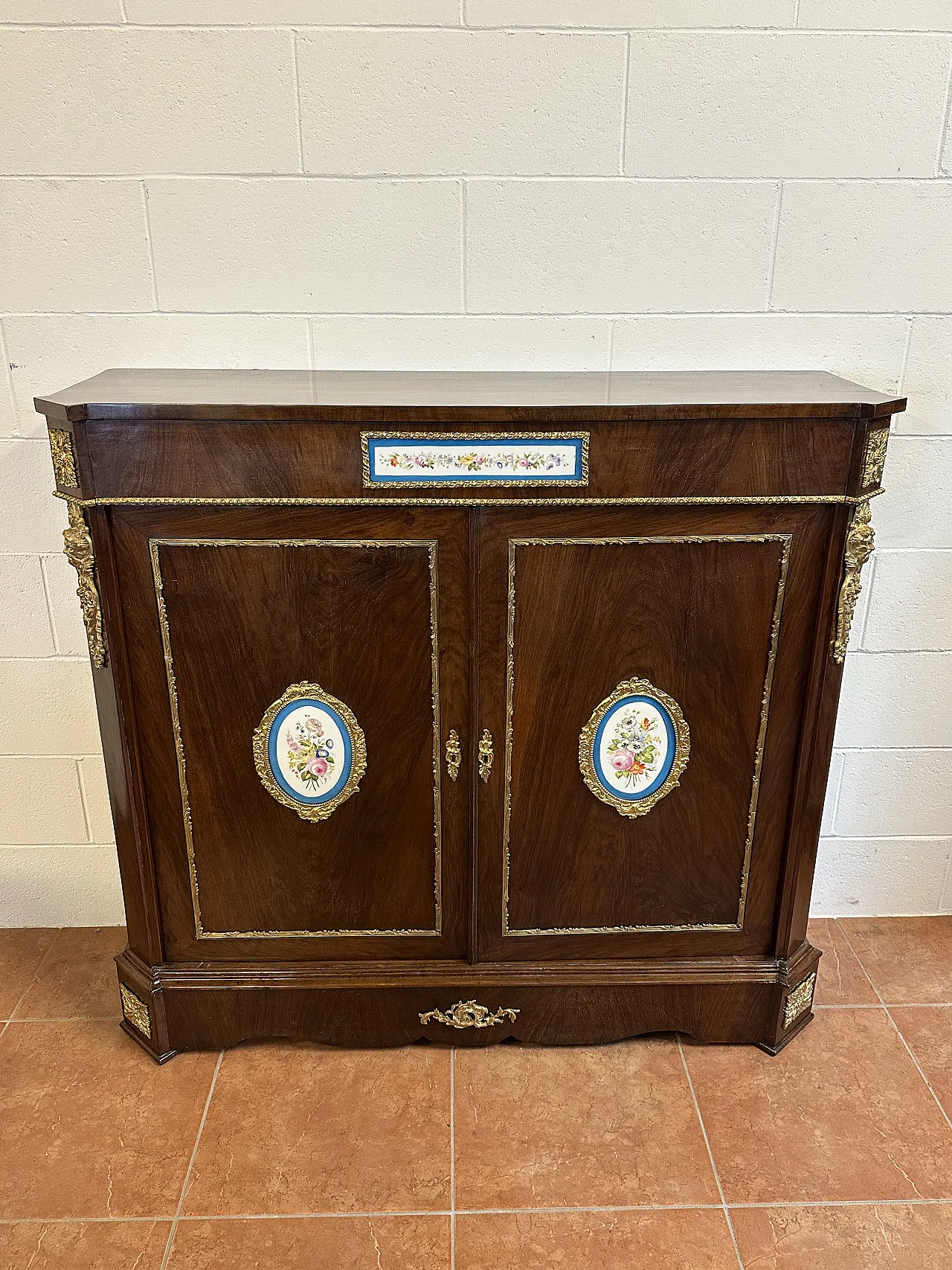 Servante NapoleoneIII,Placche di Sevrès, Francia, fine’800 3