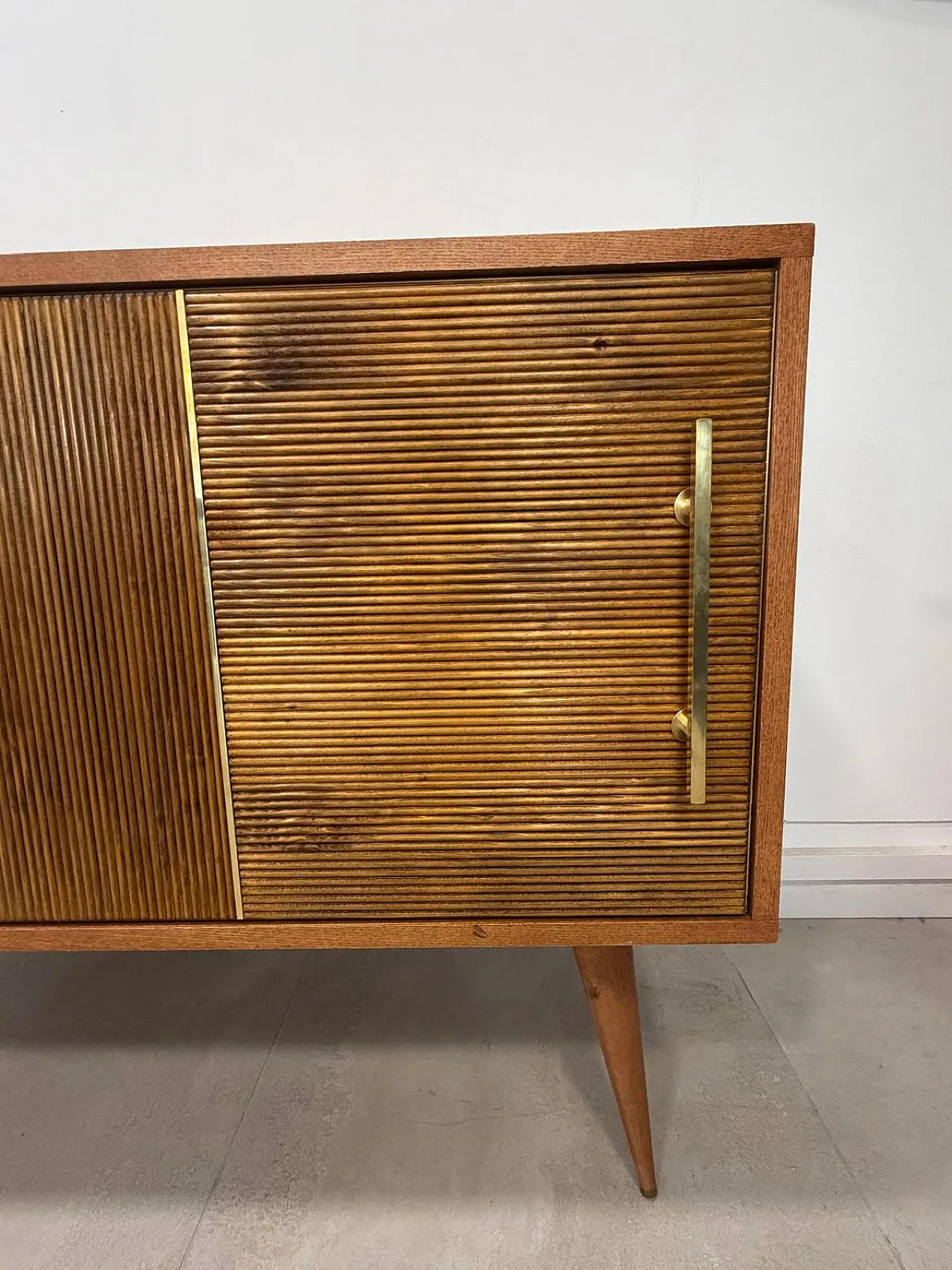 Beech wood sideboard, 1980s 4