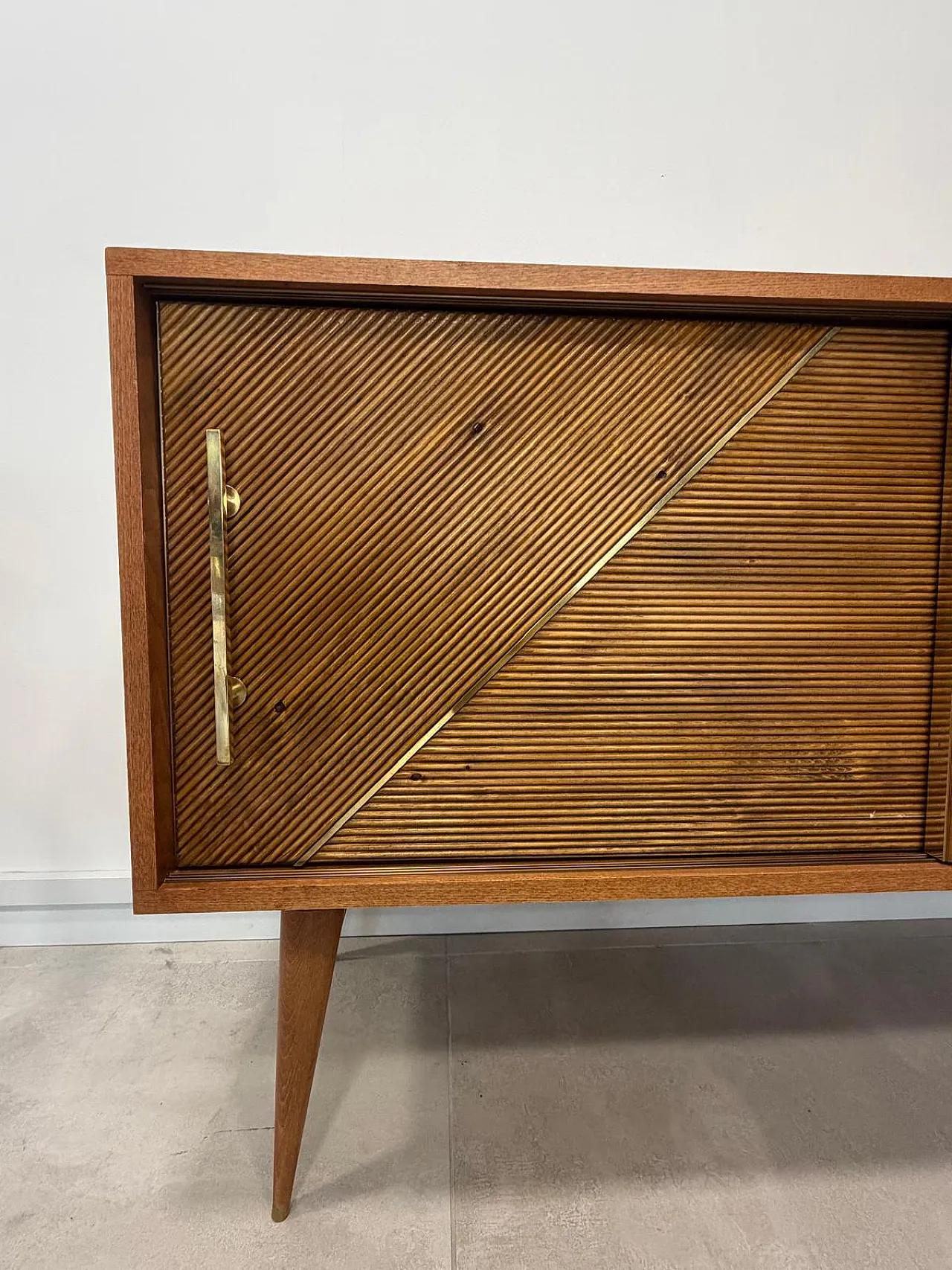 Beech wood sideboard, 1980s 5