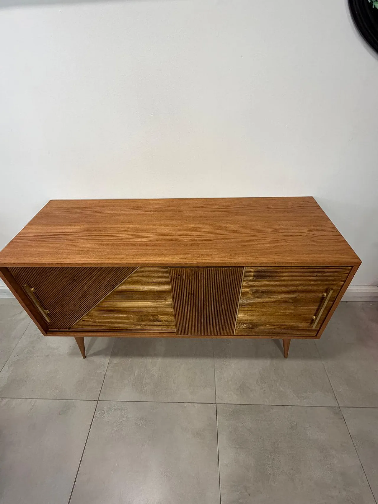 Beech wood sideboard, 1980s 7