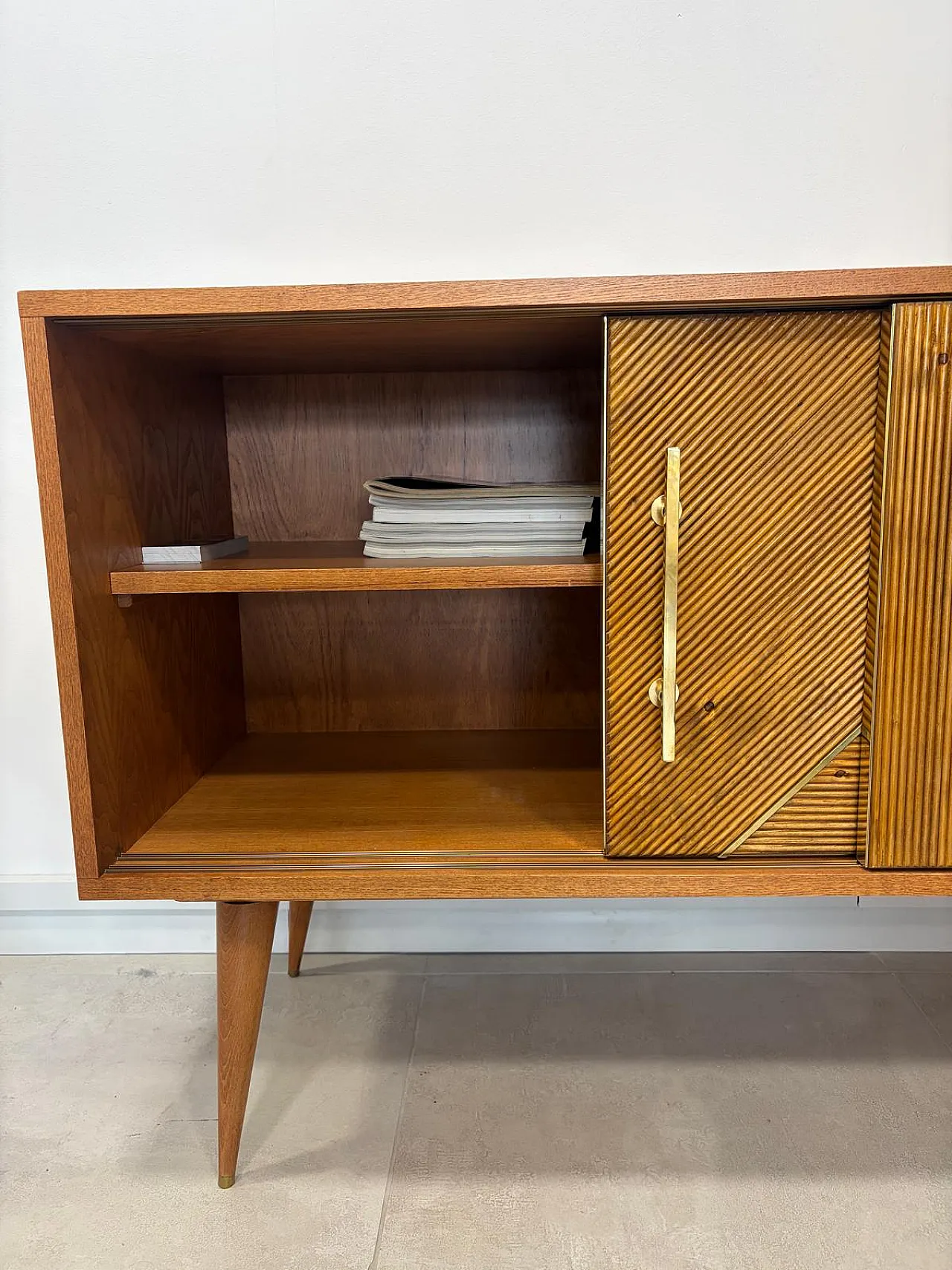 Beech wood sideboard, 1980s 12