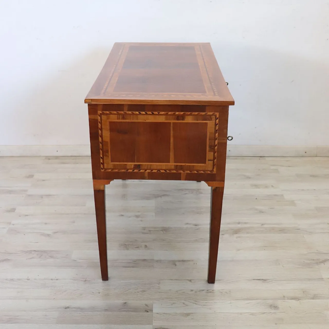 Antique desk with refined inlay, late 19th century 13
