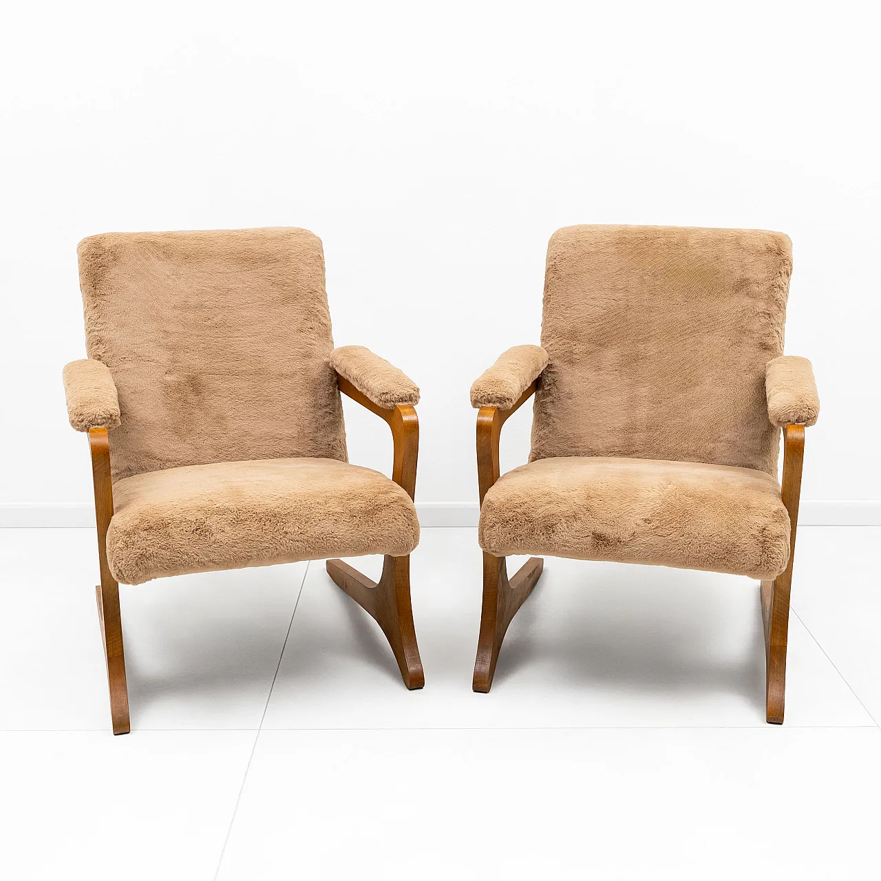 Pair of "Zeca" deck chairs attributed to José Zanine Caldas, 1960 2