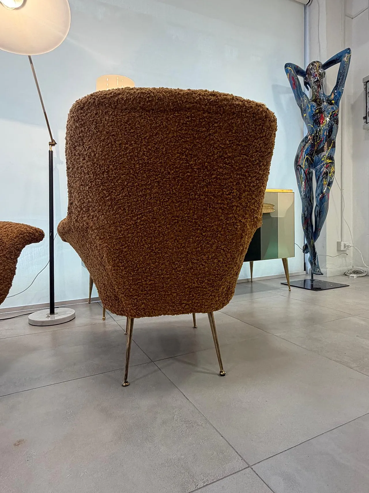 Pair of armchairs by Gigi Radice, 1970s 7