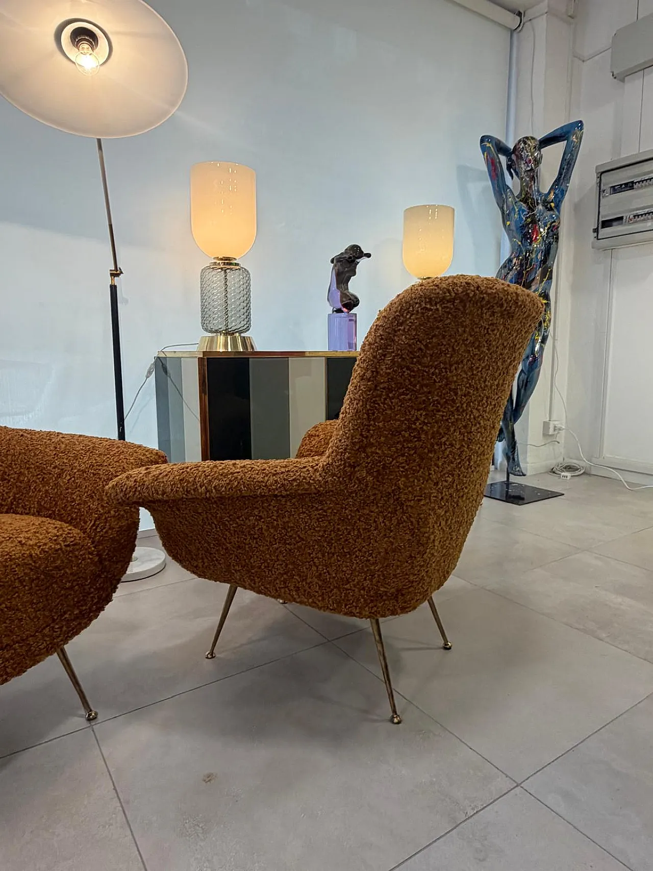 Pair of armchairs by Gigi Radice, 1970s 8