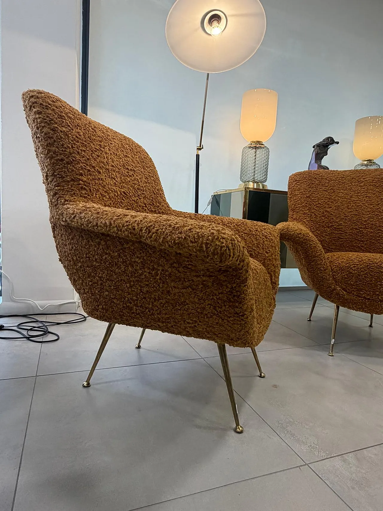 Pair of armchairs by Gigi Radice, 1970s 10