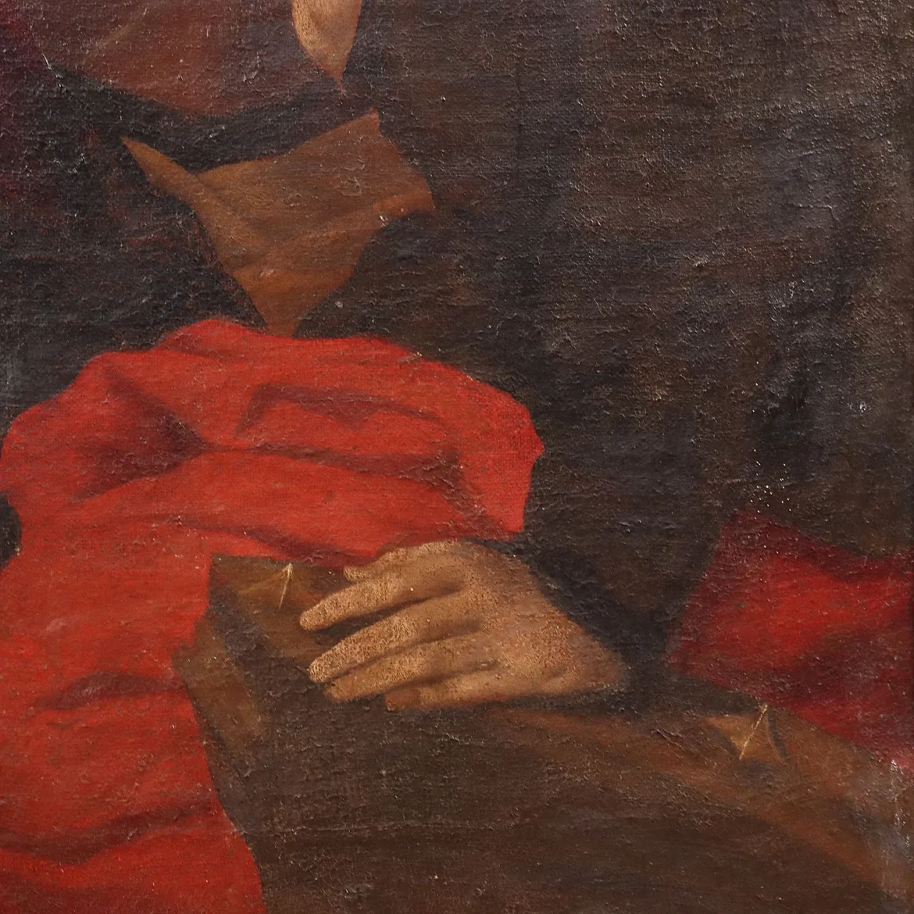 Sacred Conversation, oil on canvas, 18th century 7