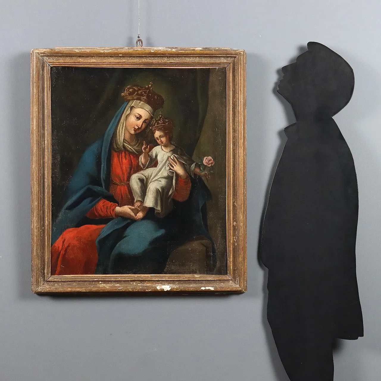 Madonna with Child Crowned, oil on canvas, 17th century 2
