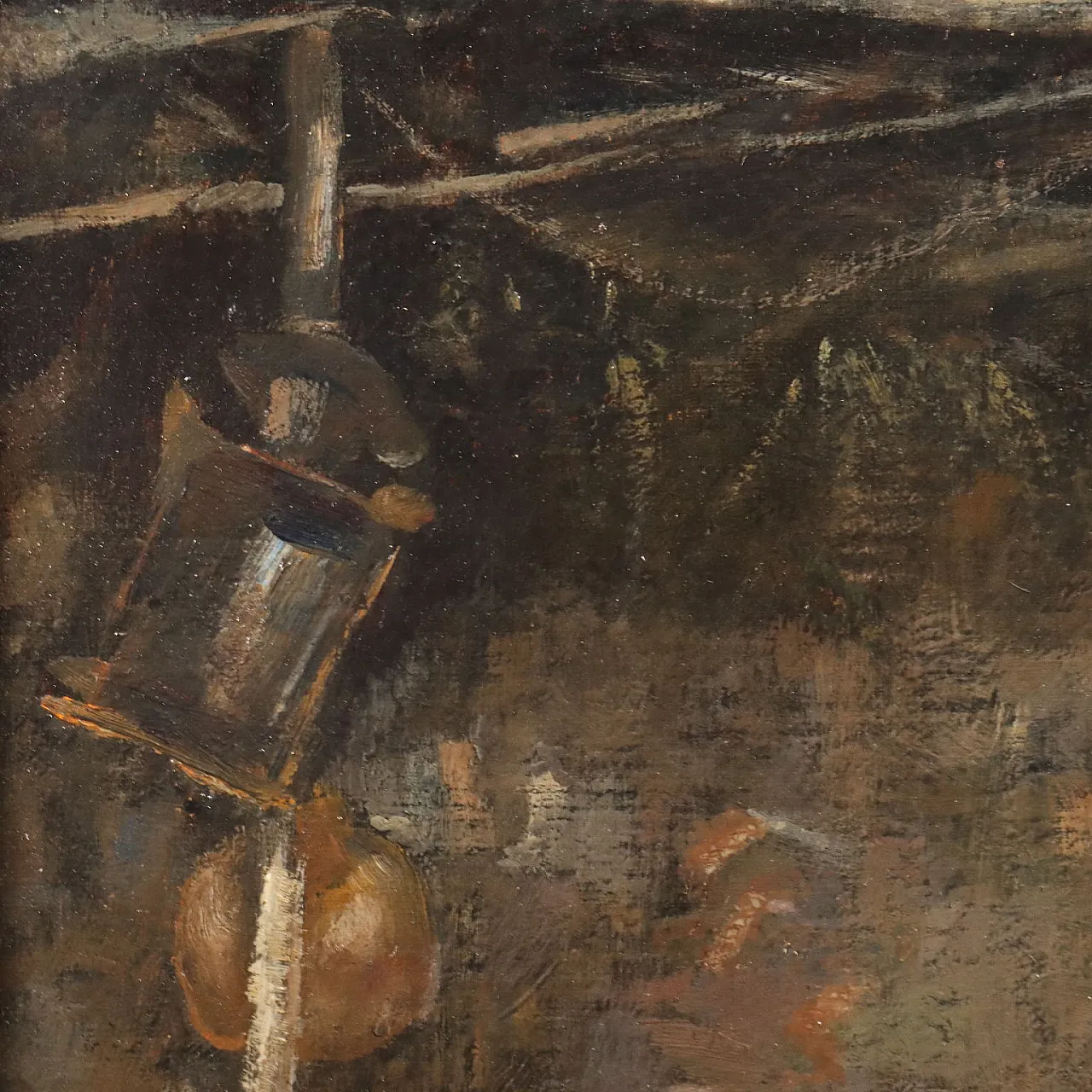 Painting by Cesare Laurenti, oil on canvas, 19th century 7