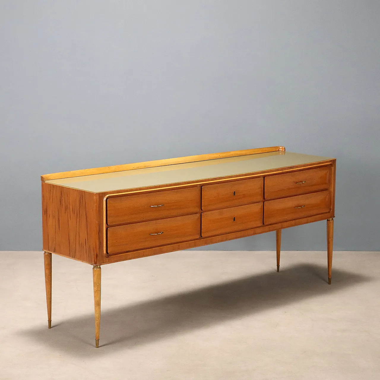 Comò in legno, anni '60 1