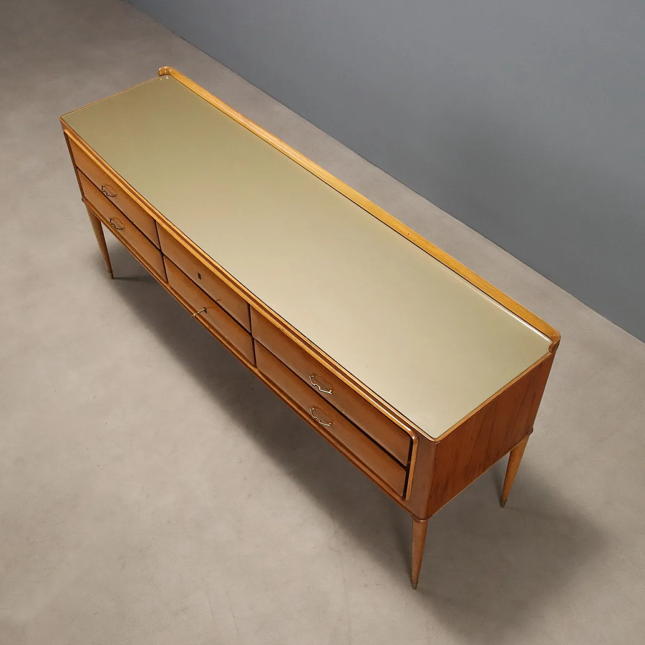 Comò in legno, anni '60 10