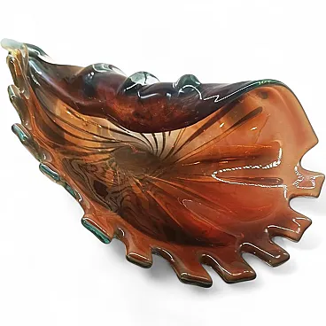 Shell sculpure in hand-worked Murano glass, 1960s