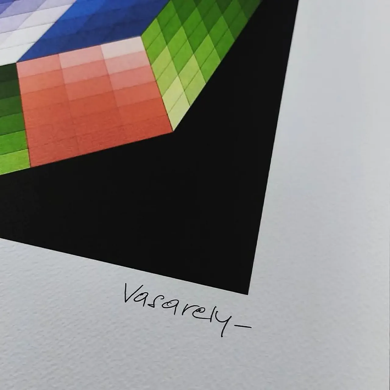 Victor Vasarely limited numbered edition lithograph, 1970s 3