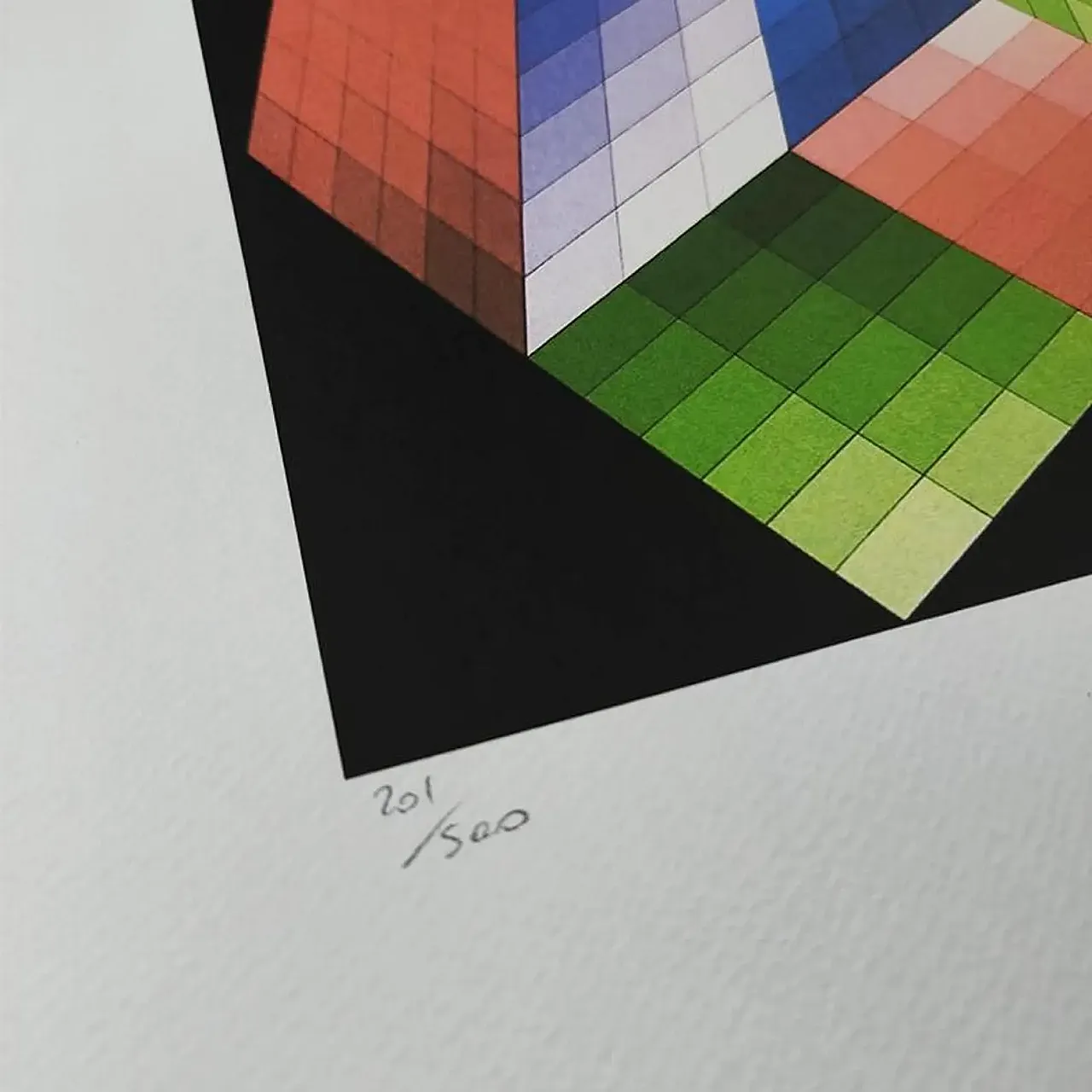 Victor Vasarely limited numbered edition lithograph, 1970s 4