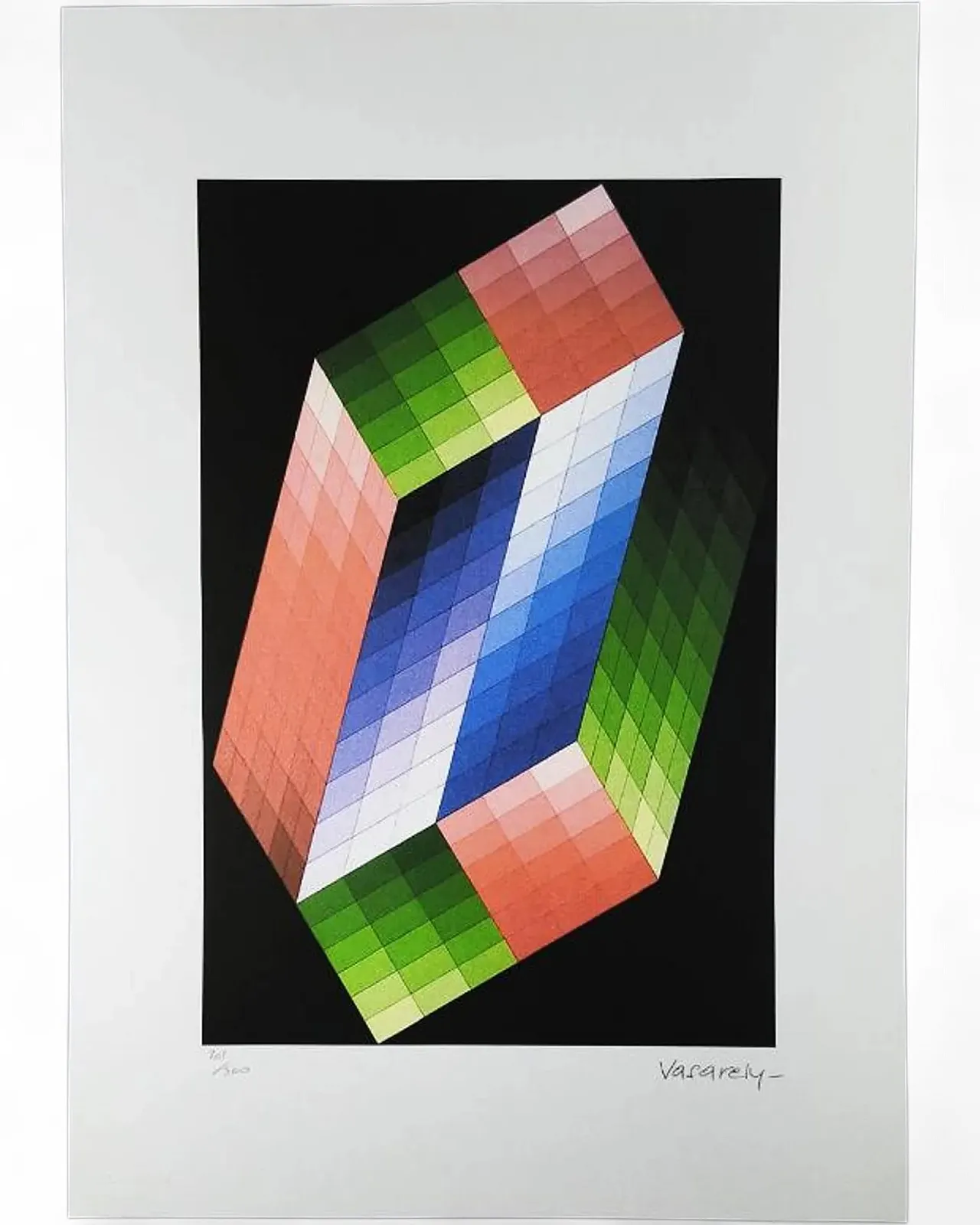 Victor Vasarely limited numbered edition lithograph, 1970s 7