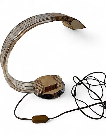 Lampada in plexiglass di Relco, anni '80