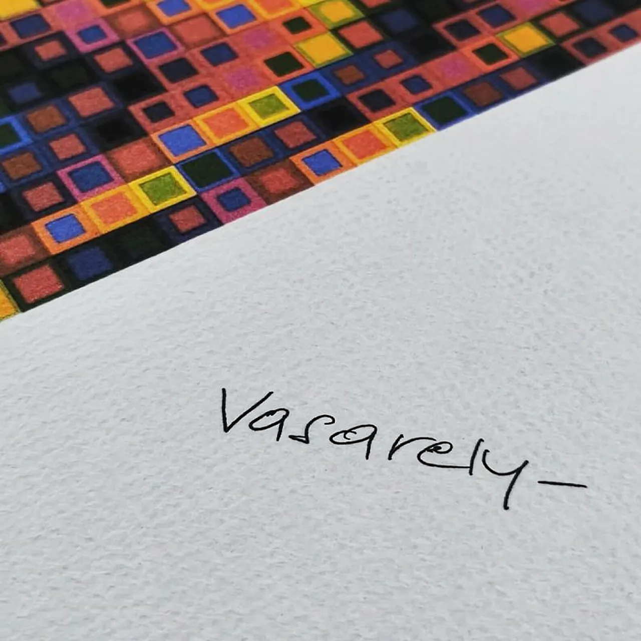 Victor Vasarely limited numbered edition lithograph, 1970s 3