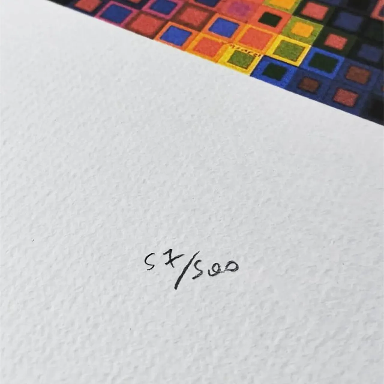 Victor Vasarely limited numbered edition lithograph, 1970s 4