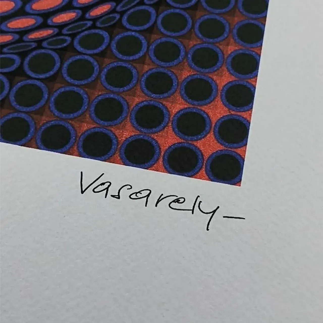 Victor Vasarely limited numbered edition lithograph, 1970s 2