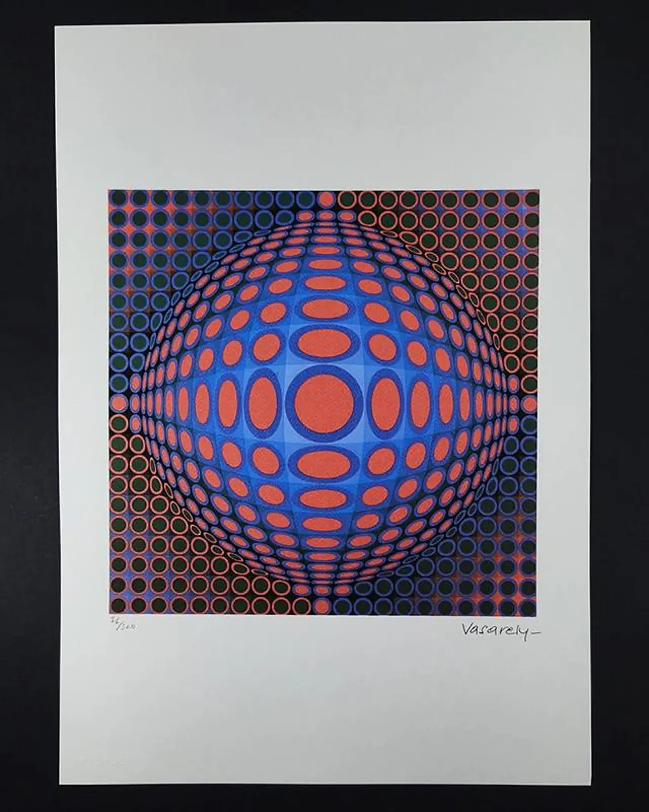 Victor Vasarely limited numbered edition lithograph, 1970s 3