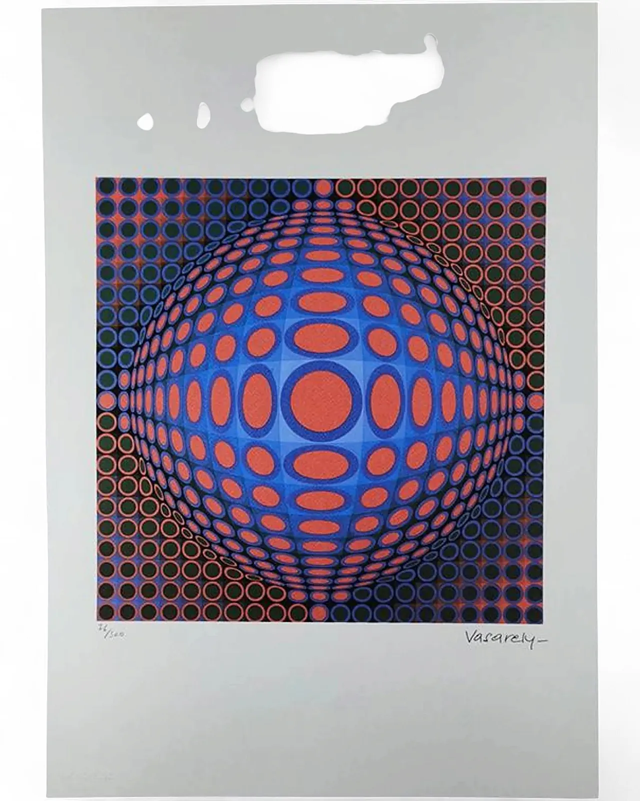 Victor Vasarely limited numbered edition lithograph, 1970s 7