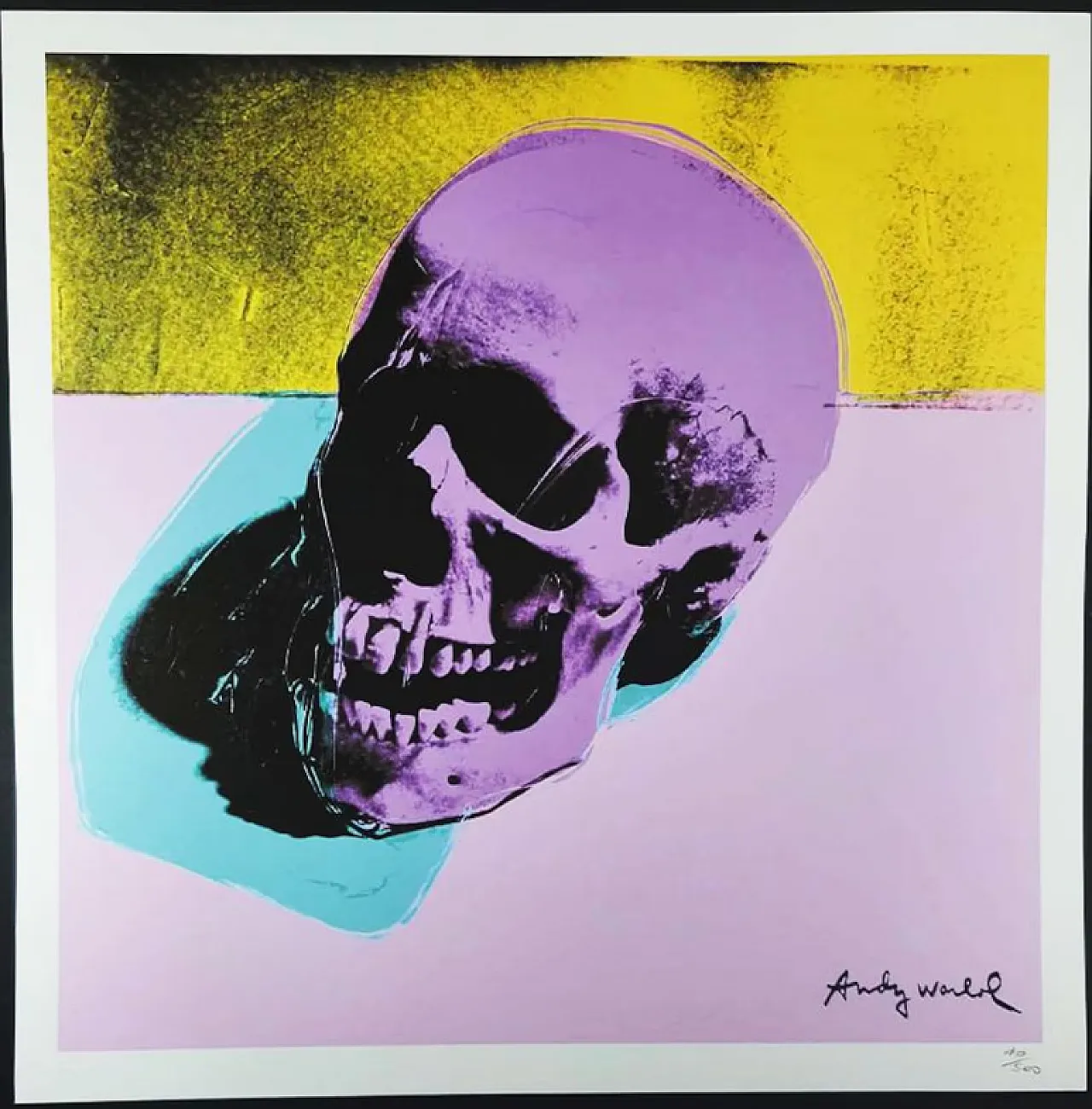 Andy Warhol Skull limited edition lithograph by CMOA, 1980s 1
