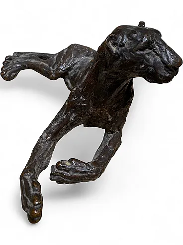 Modello in bronzo di pantera, ‘900