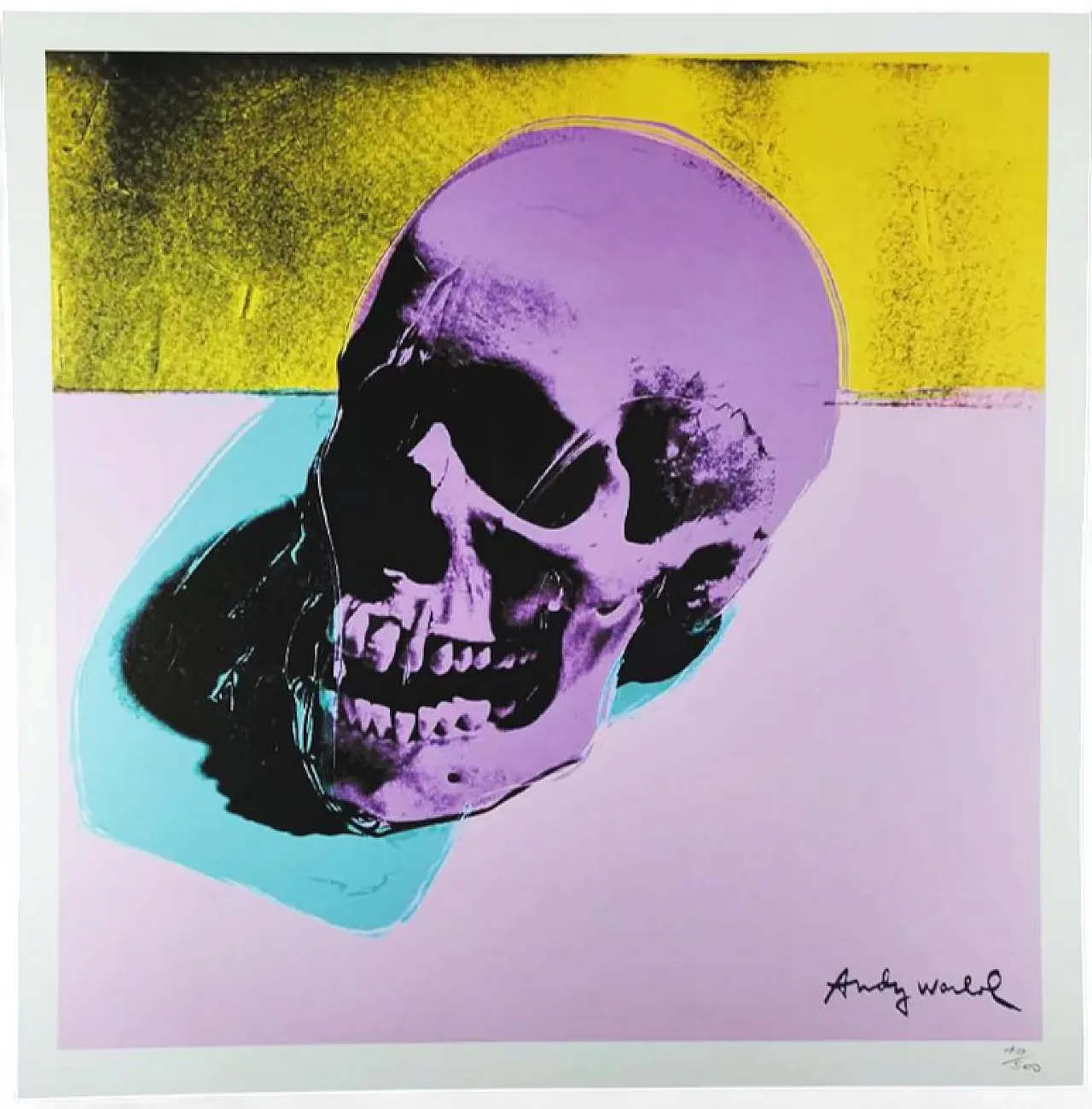 Andy Warhol Skull limited edition lithograph by CMOA, 1980s 7