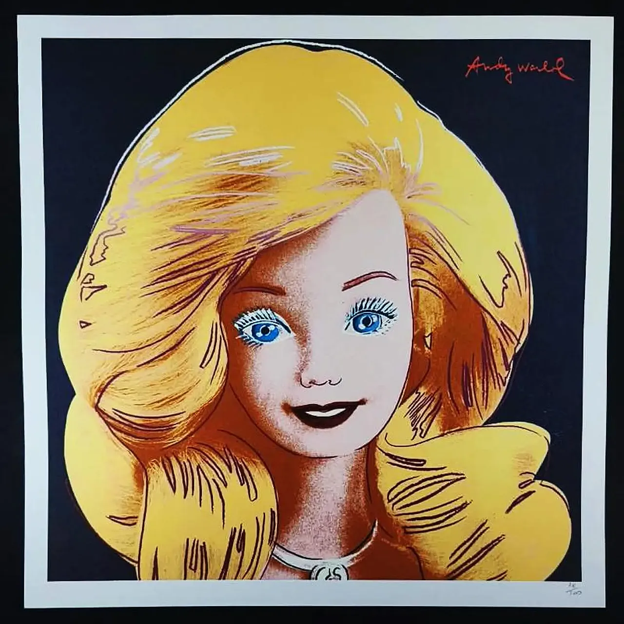 Andy Warhol Barbie limited edition lithograph by CMOA, 1980s 1