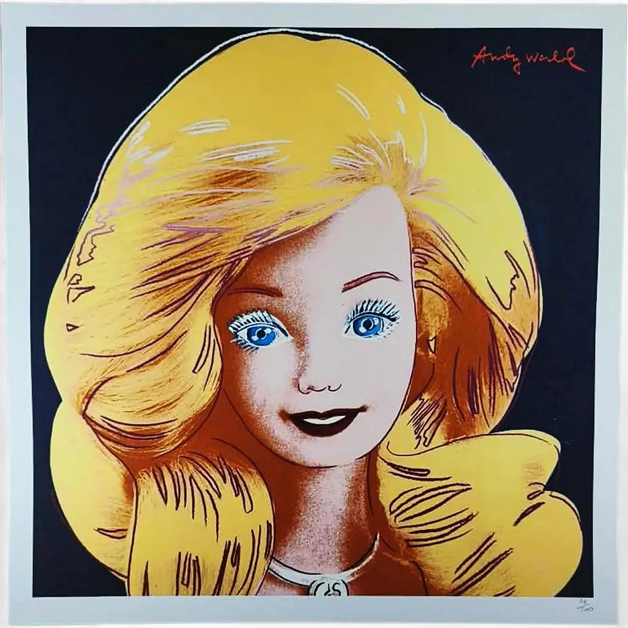 Andy Warhol Barbie limited edition lithograph by CMOA, 1980s 8
