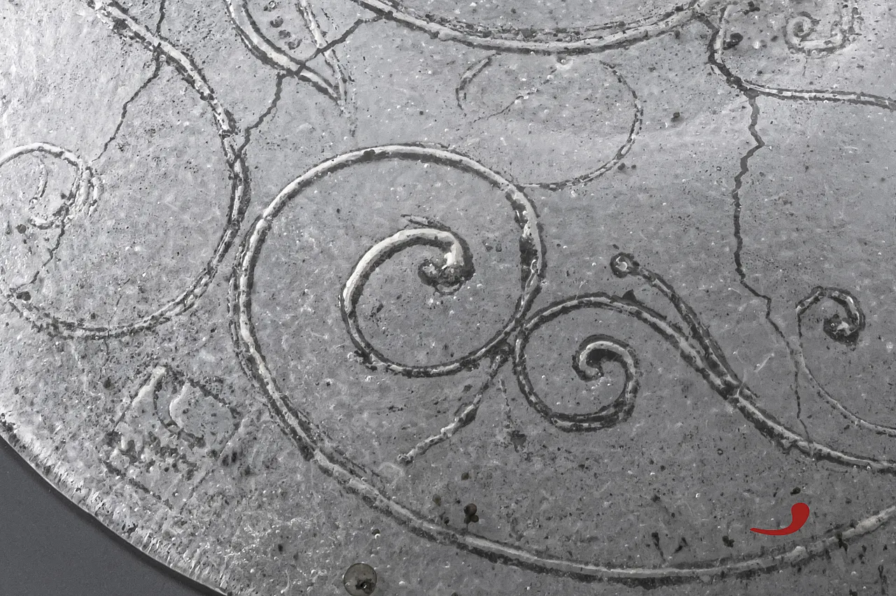 Glass sculpture plate Italian craftsmanship, 2000s 6