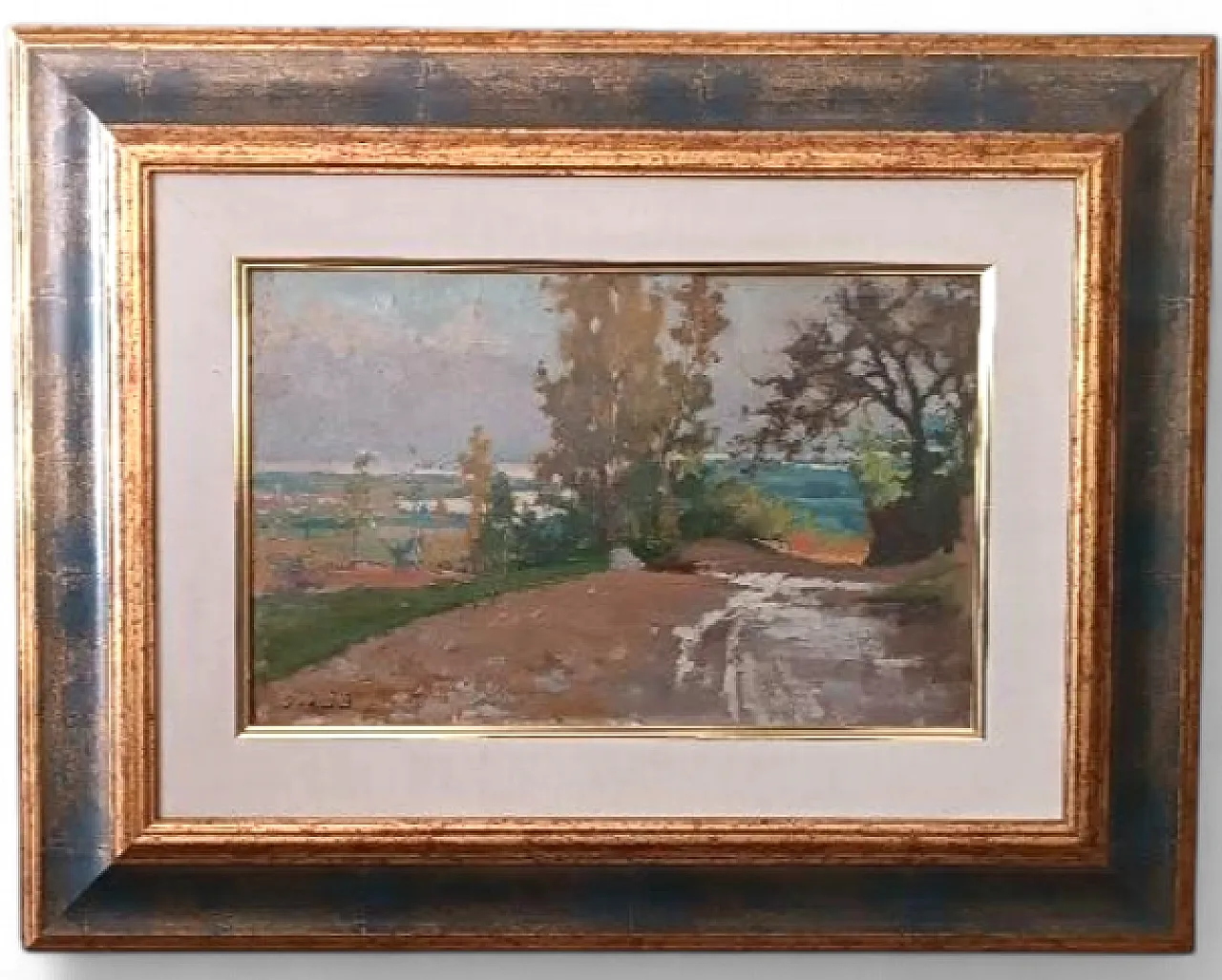 Dipinto ad olio su cartone, fine '800 11