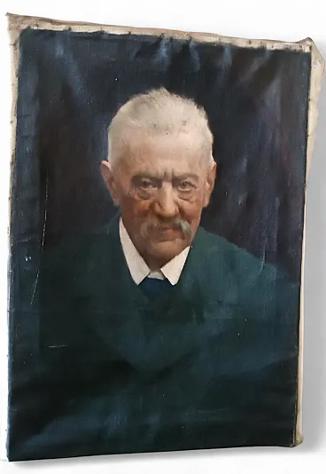 Male portrait by S.Bruno, 20th century