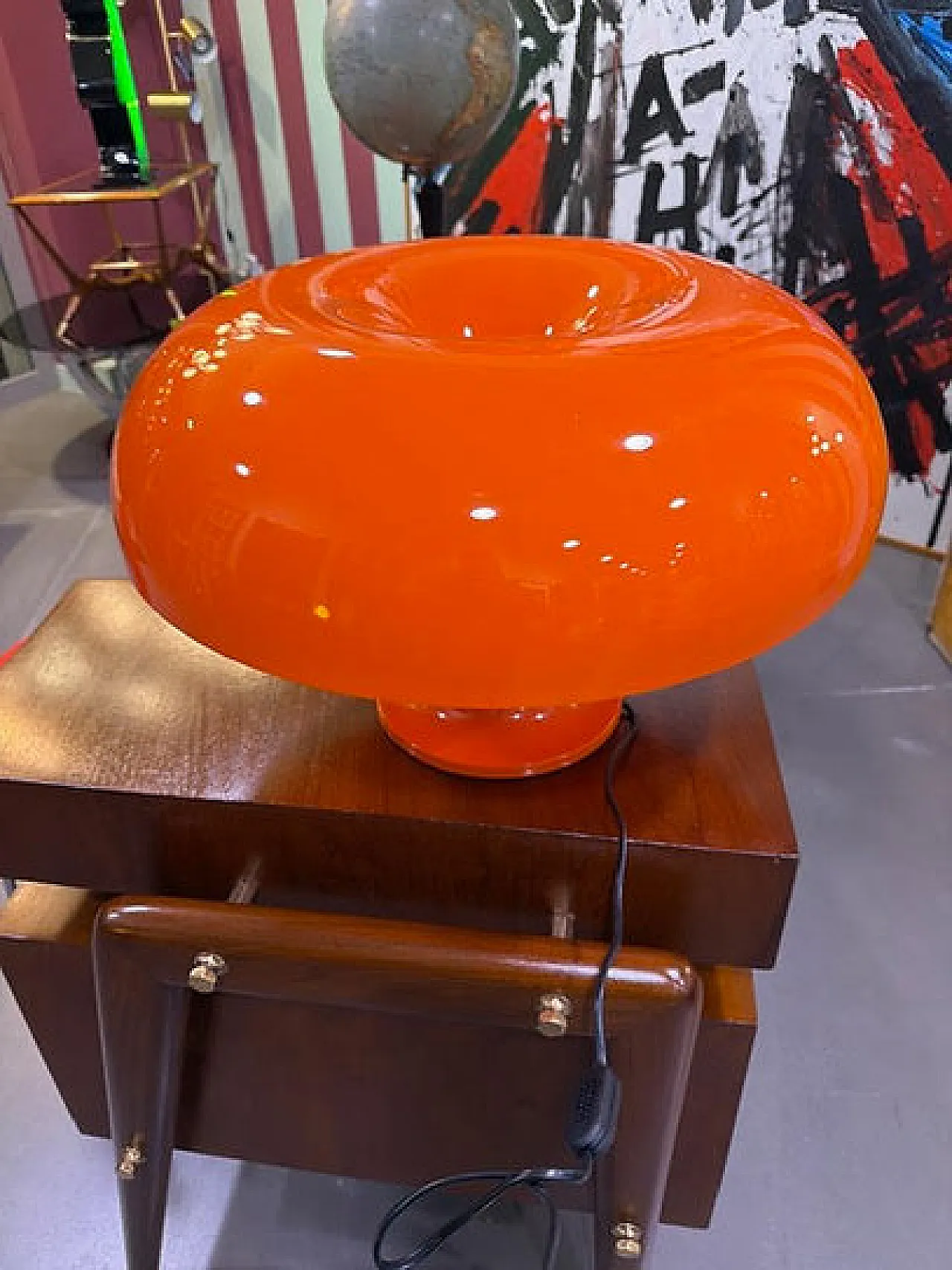 Nesso lamp by Giancarlo Mattioli for Artemide, 20th century 3