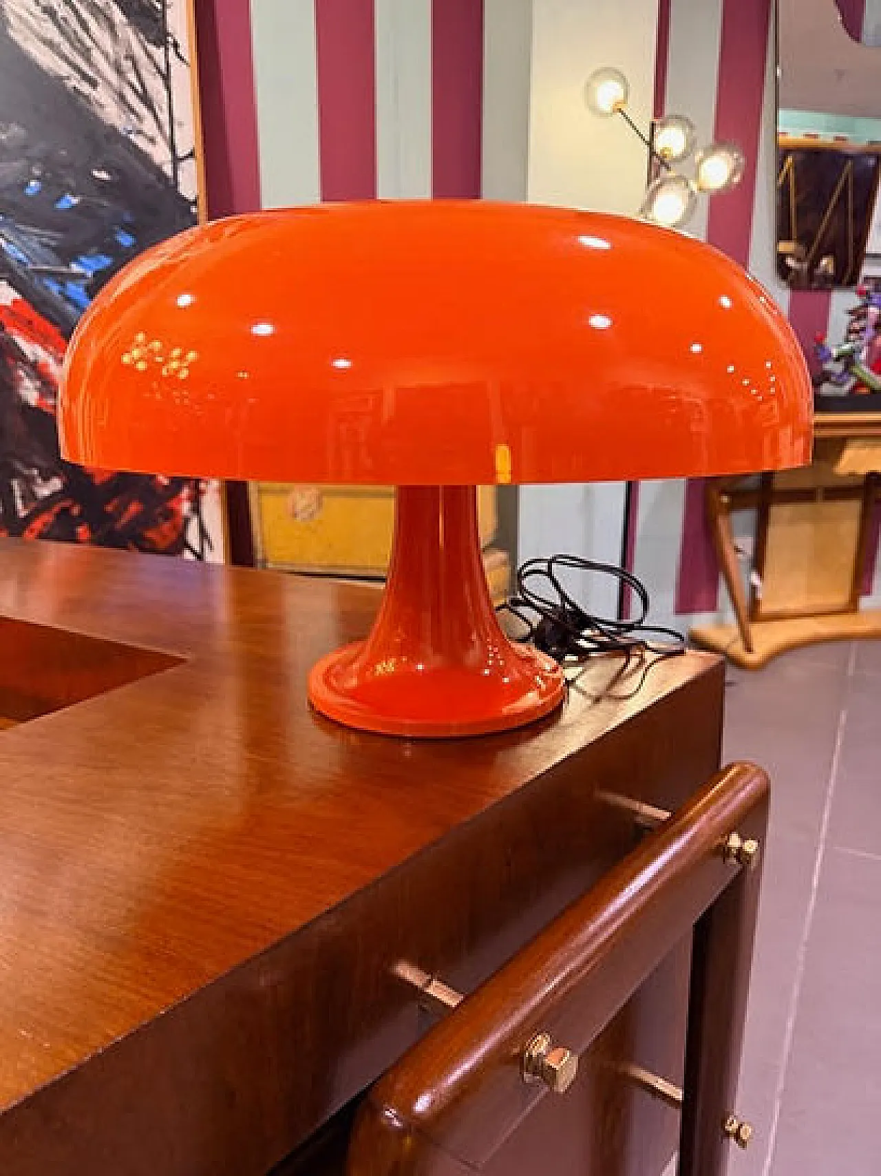 Nesso lamp by Giancarlo Mattioli for Artemide, 20th century 4