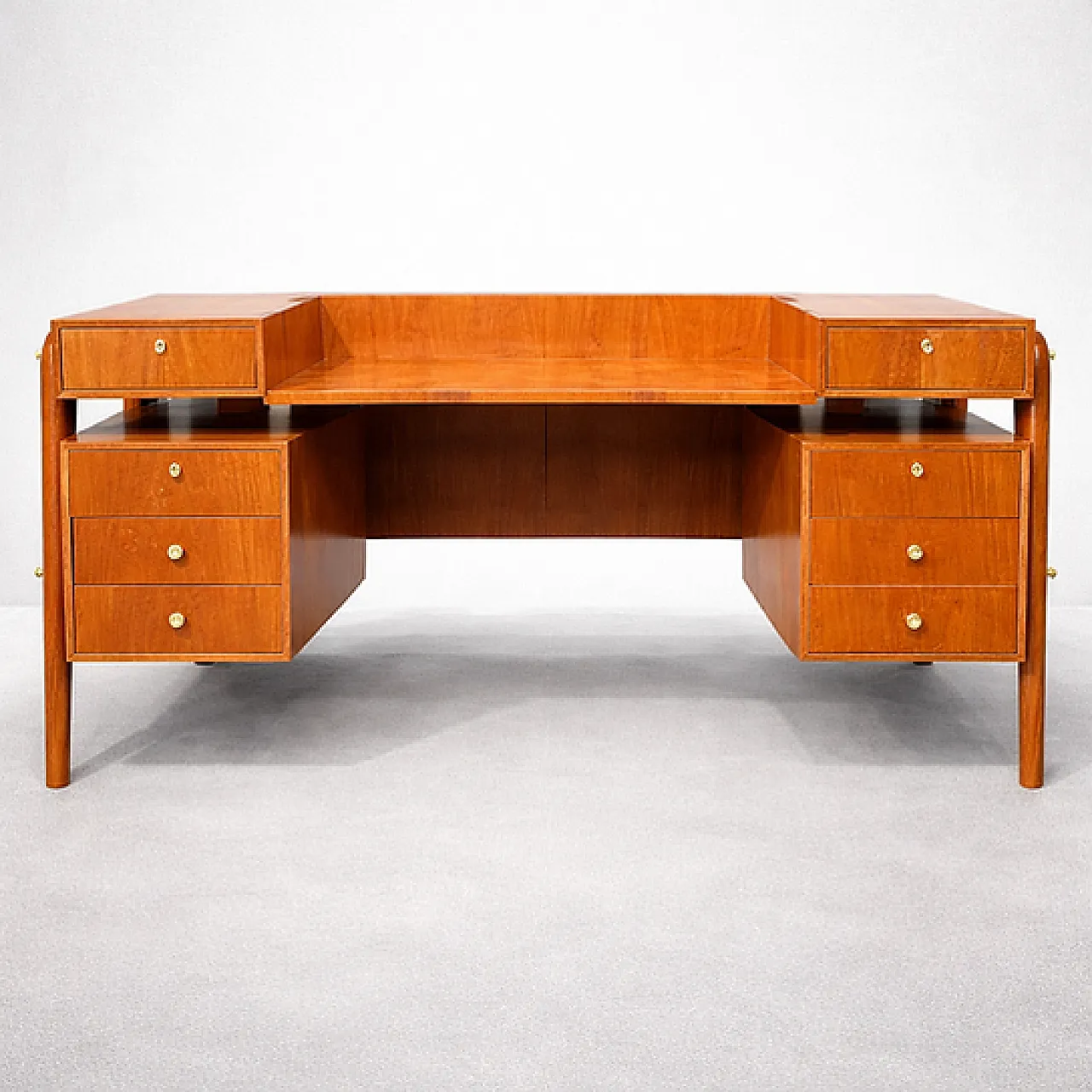 Scrivania in legno, anni '50 2