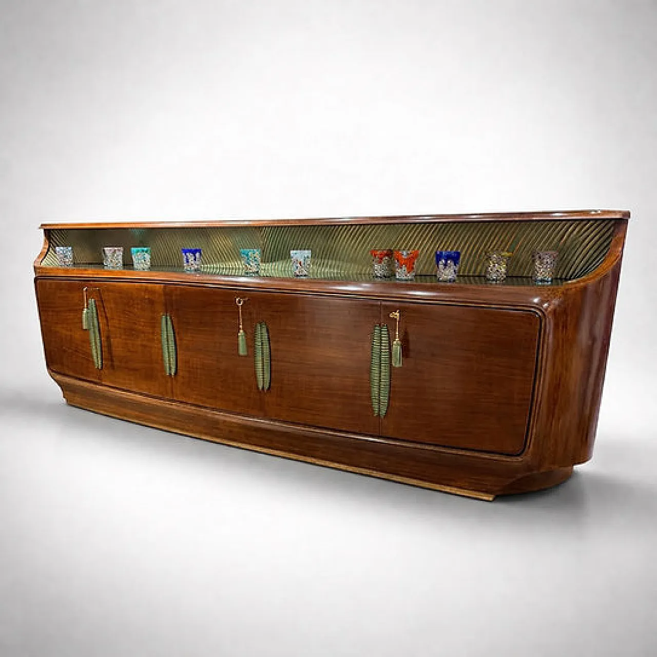 Dassi 5-door wooden sideboard, 20th century 3