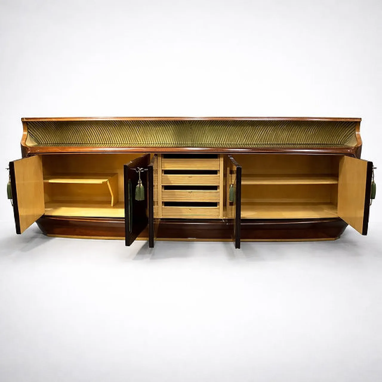 Dassi 5-door wooden sideboard, 20th century 4